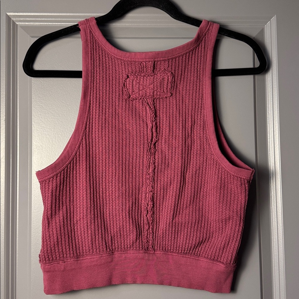 Free People Waffle Knit Tank Top - Picture 4 of 4